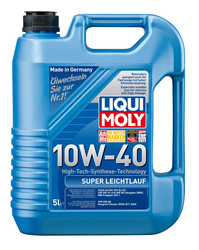 Купить моторное масло Liqui moly Super Leichtlauf SAE 10W-40 Hc-синтетическое | Артикул 1929