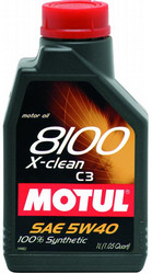 Купить моторное масло Motul 8100 Х-Clean Синтетическое | Артикул 102050