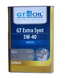 Купить моторное масло Gt oil GT Extra Synt, 4л Синтетическое | Артикул 8809059407417