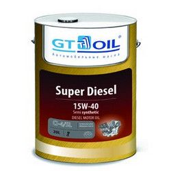Купить моторное масло Gt oil Super Diesel, 20л Полусинтетическое | Артикул 8809059407080