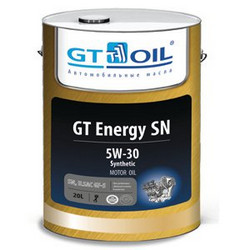 Купить моторное масло Gt oil GT Energy SN, 20л Синтетическое | Артикул 8809059407967