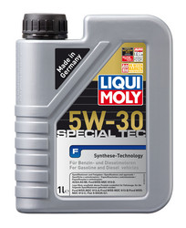 Купить моторное масло Liqui moly Leichtlauf Special Tec F SAE 5W-30 Hc-синтетическое | Артикул 8063