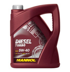 Купить моторное масло Mannol Diesel Turbo SAE 5w40 Синтетическое | Артикул 4036021505107