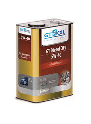 Купить моторное масло Gt oil GT Diesel City 4л Синтетическое | Артикул 8809059408001