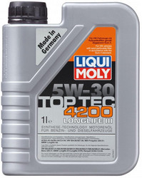 Купить моторное масло Liqui moly Top Tec 4200 Синтетическое | Артикул 3706
