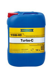 Купить моторное масло Ravenol Turbo-C HD-C SAE 15W-40 Минеральное | Артикул 4014835724549