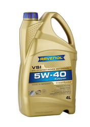 Купить моторное масло Ravenol VSI SAE 5W-40 ( 4л) new Синтетическое | Артикул 4014835765498