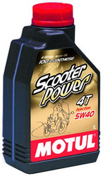 Купить моторное масло Motul Scooter Power 4T Синтетическое | Артикул 101260