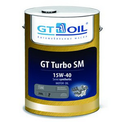 Купить моторное масло Gt oil GT Turbo SM, 20л Полусинтетическое | Артикул 8809059407059