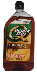 Купить моторное масло Quaker state Ultimate Durability European L Full Synthetic 5W-30 Motor Oil Синтетическое | Артикул 073102048782