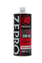 Купить моторное масло Idemitsu Zepro Racing Sn 5W40 1л Синтетическое | Артикул 3585054