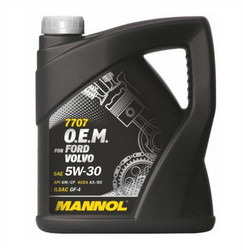 Купить моторное масло Mannol O.E.M. for Ford Volvo 5W-30 Синтетическое | Артикул 4036021401522