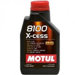 Купить моторное масло Motul 8100 X-cess Синтетическое | Артикул 102784