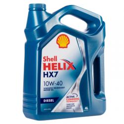 SHELL 550040428 Helix Diesel HX7 10W40 CF A3/B4 Масло моторное полусинтетическое 4L