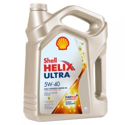 SHELL 550040755 Helix Ultra 5W40 CF/SN B3/A3/B4 Масло моторное синтетическое 4L